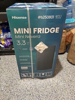 Brand New in Box Hisense Mini Refrigerator