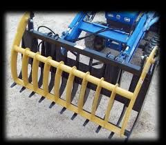Mulcher and grapple for sale