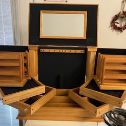 Large Jewelry Box By Lori Greiner For Your Ease Only Light Wood