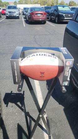 Signed Raiders football