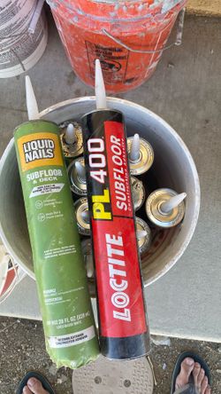 Loctite pl 400 construction adhesive liquid nails subfloor deck 10 tubes