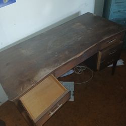 Desk Old Antique 