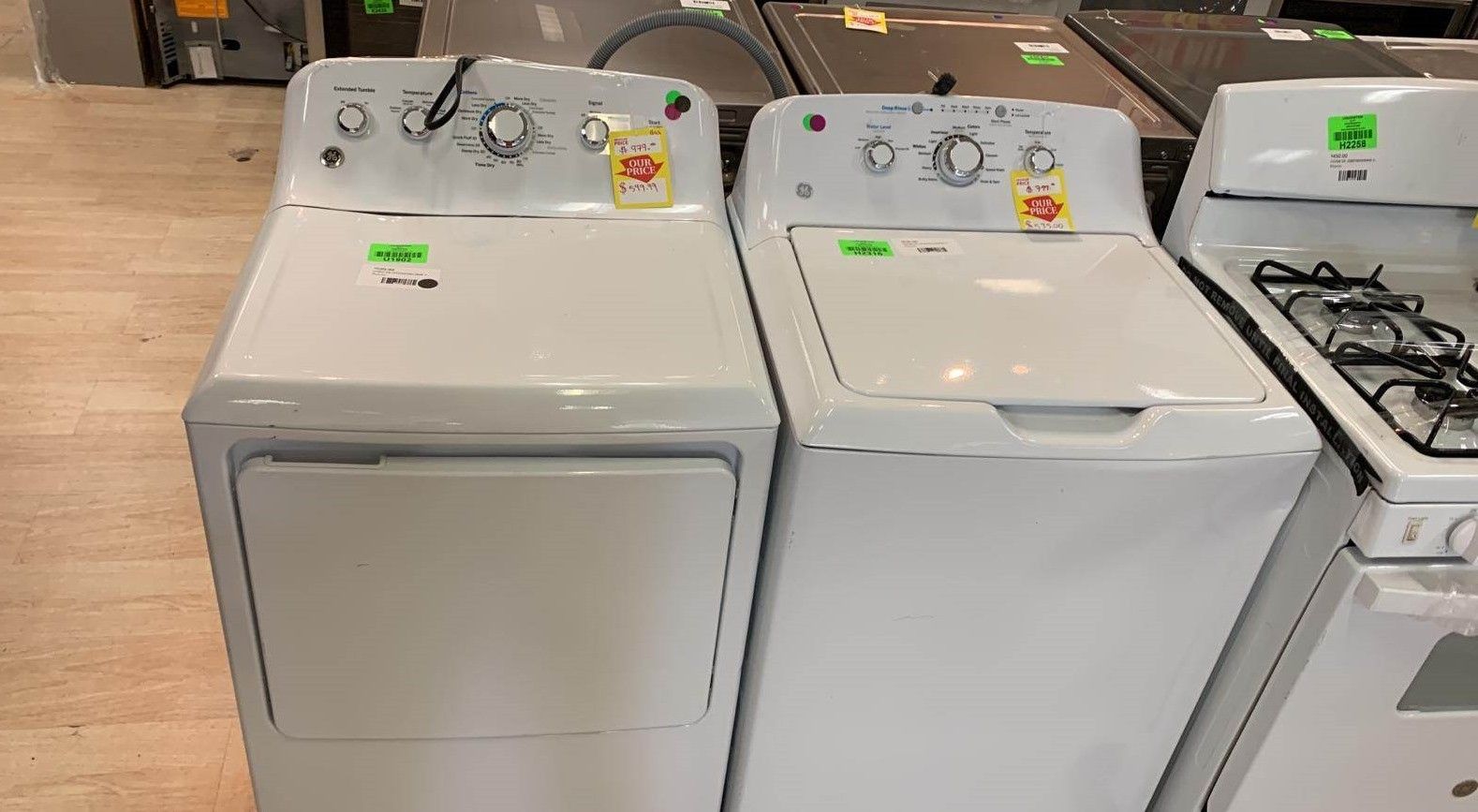 GE WASHER   DRYER