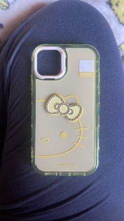Yellow hello kitty case