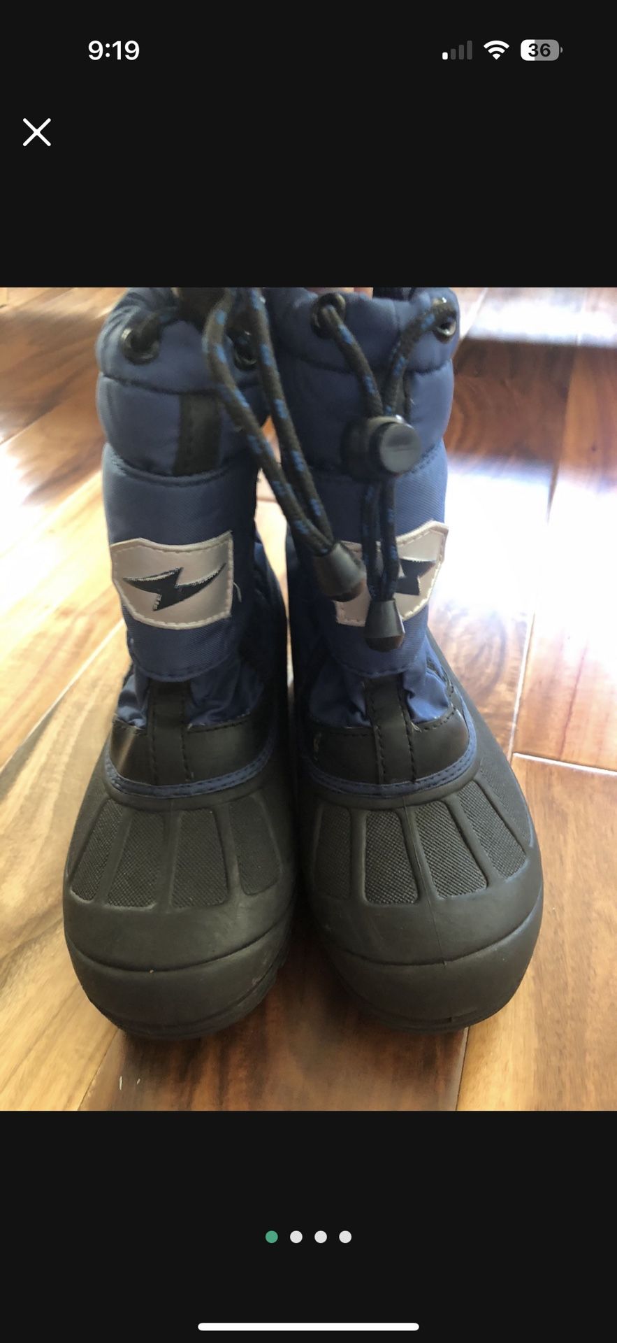 Winter Boots Size 1 Big Boy