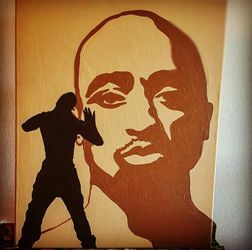 Tupac Painting by me