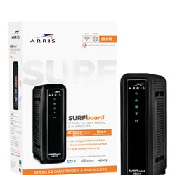 ARRIS MODEM AND WIFI ROUTER
