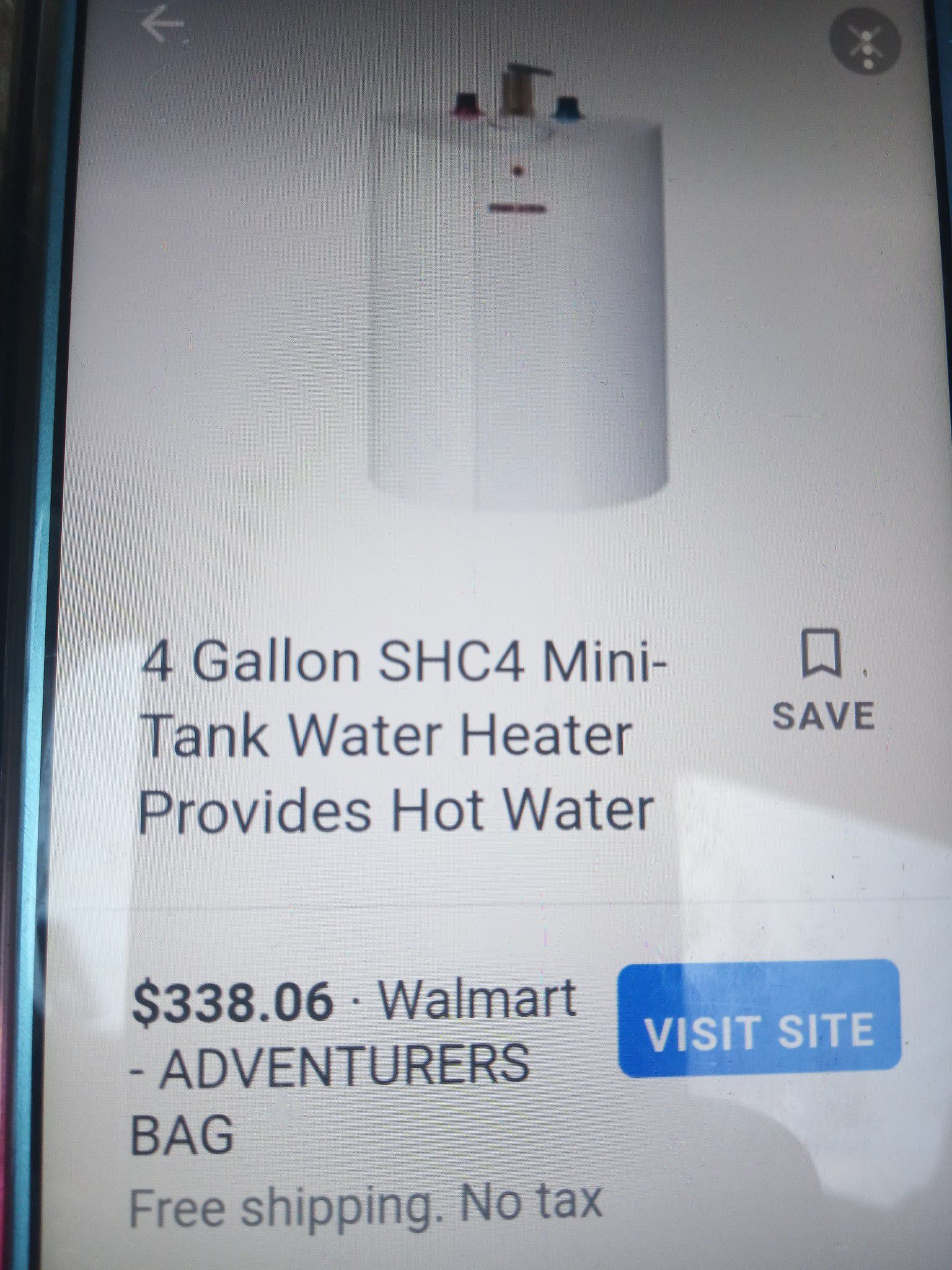 Endless electric water heater