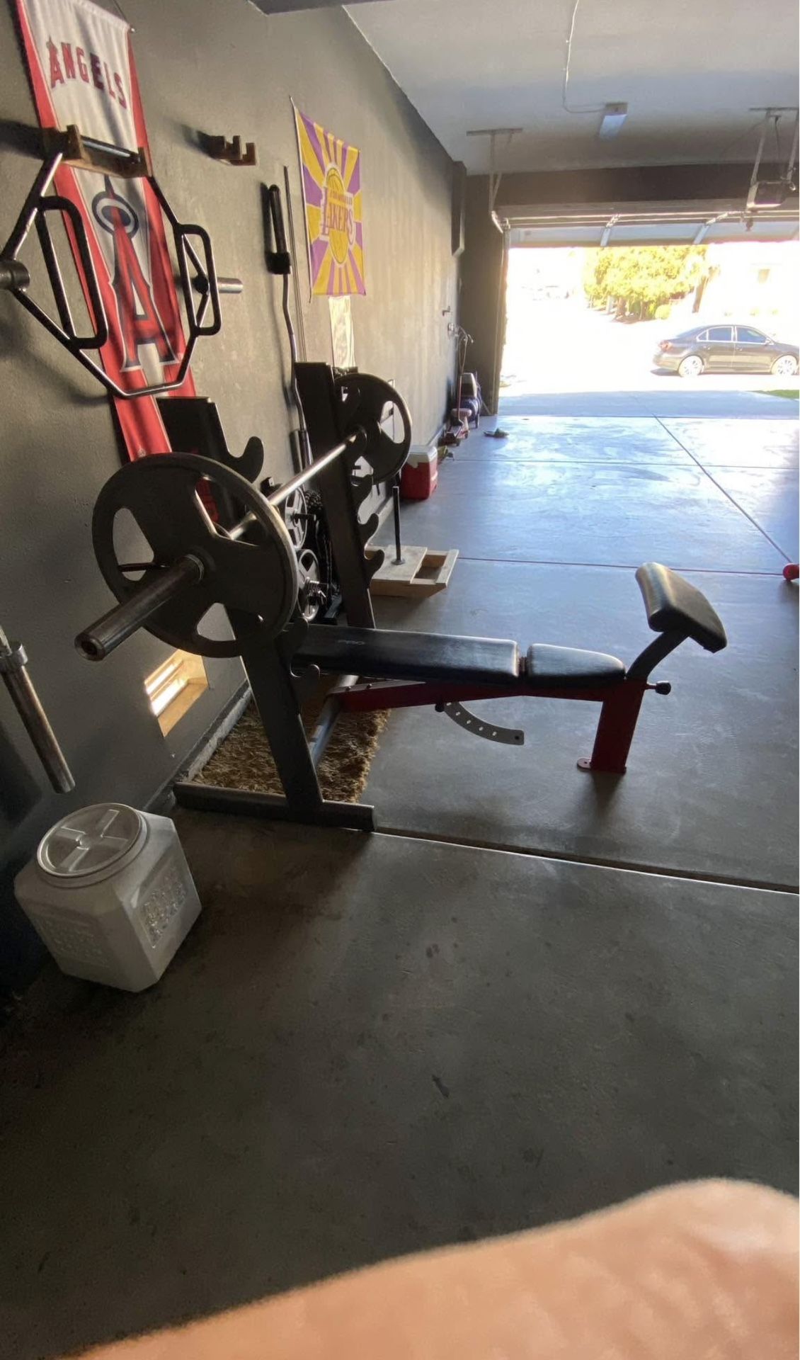 Weights, Bench, Extra Olympic Bar, Curl Bar, Barbell Olympic Trap Bar and Shrug Bar