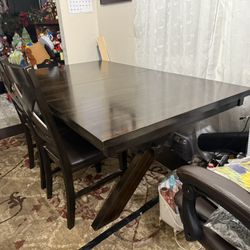 Cherry Wood Solid Wood Dining Table