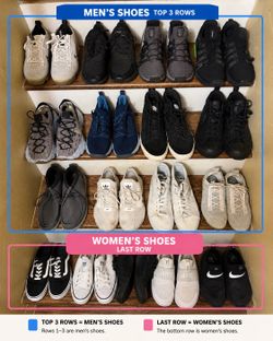Men’s and women’s shoes