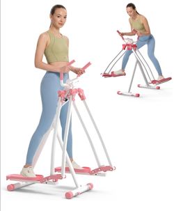 Pink and White Home Stair Stepper Machine