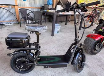 NEW! Adult Electric Scooter with Seat and Storage