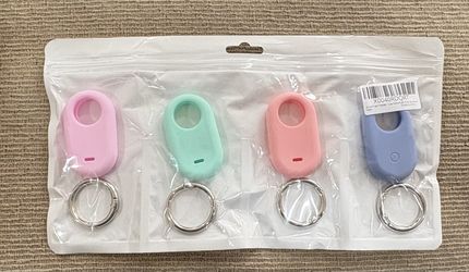 Samsung SmartTag2 Silicone Holder Case – 4 Pack (Pastel Colors) – NEW