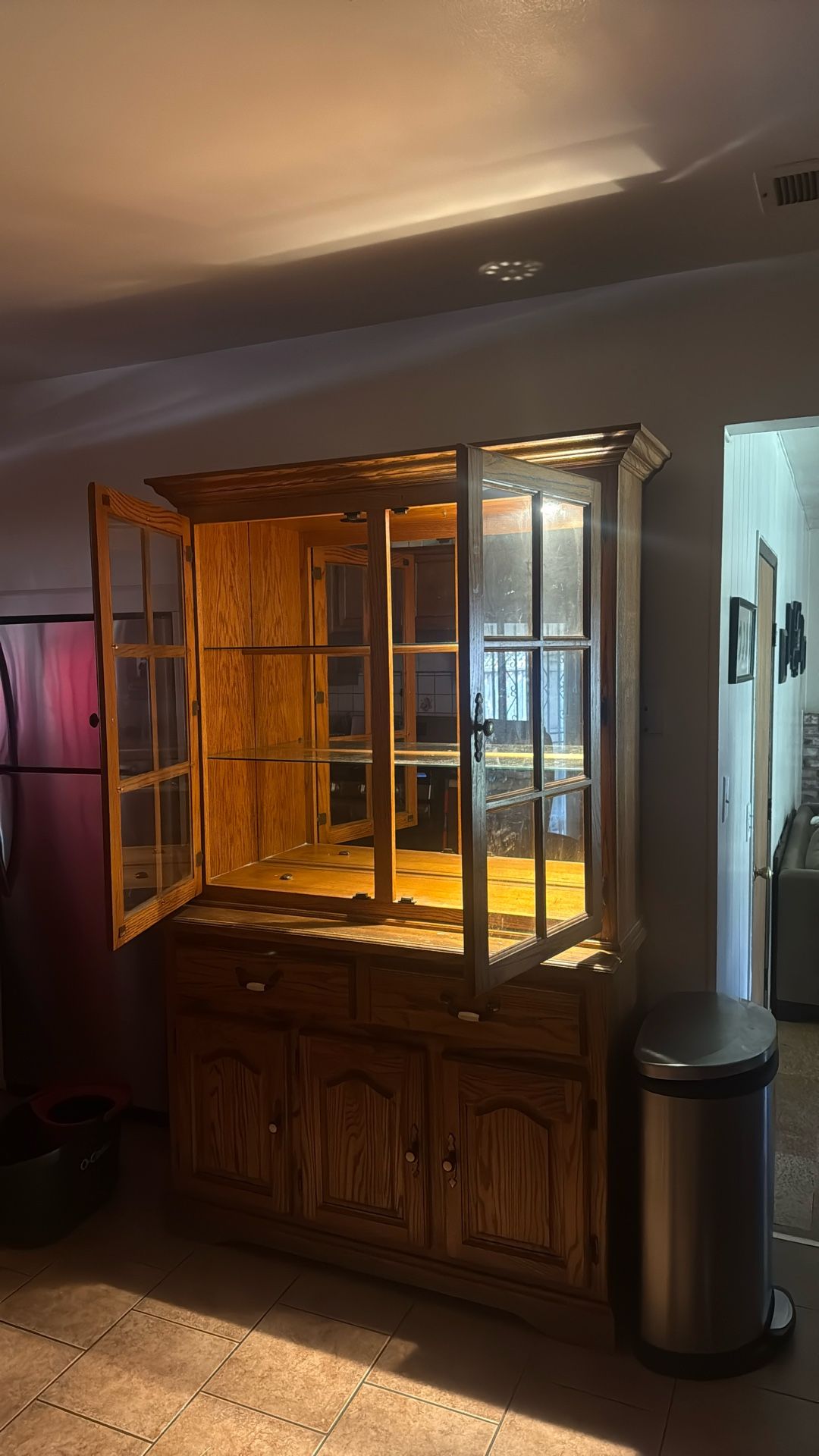 Wood China Cabinet