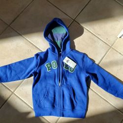New Polo Ralph Lauren Zip Up Hoodie Fleece 6t 