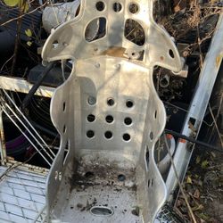 Heavy aluminum race, car seat bucket crash tested safe