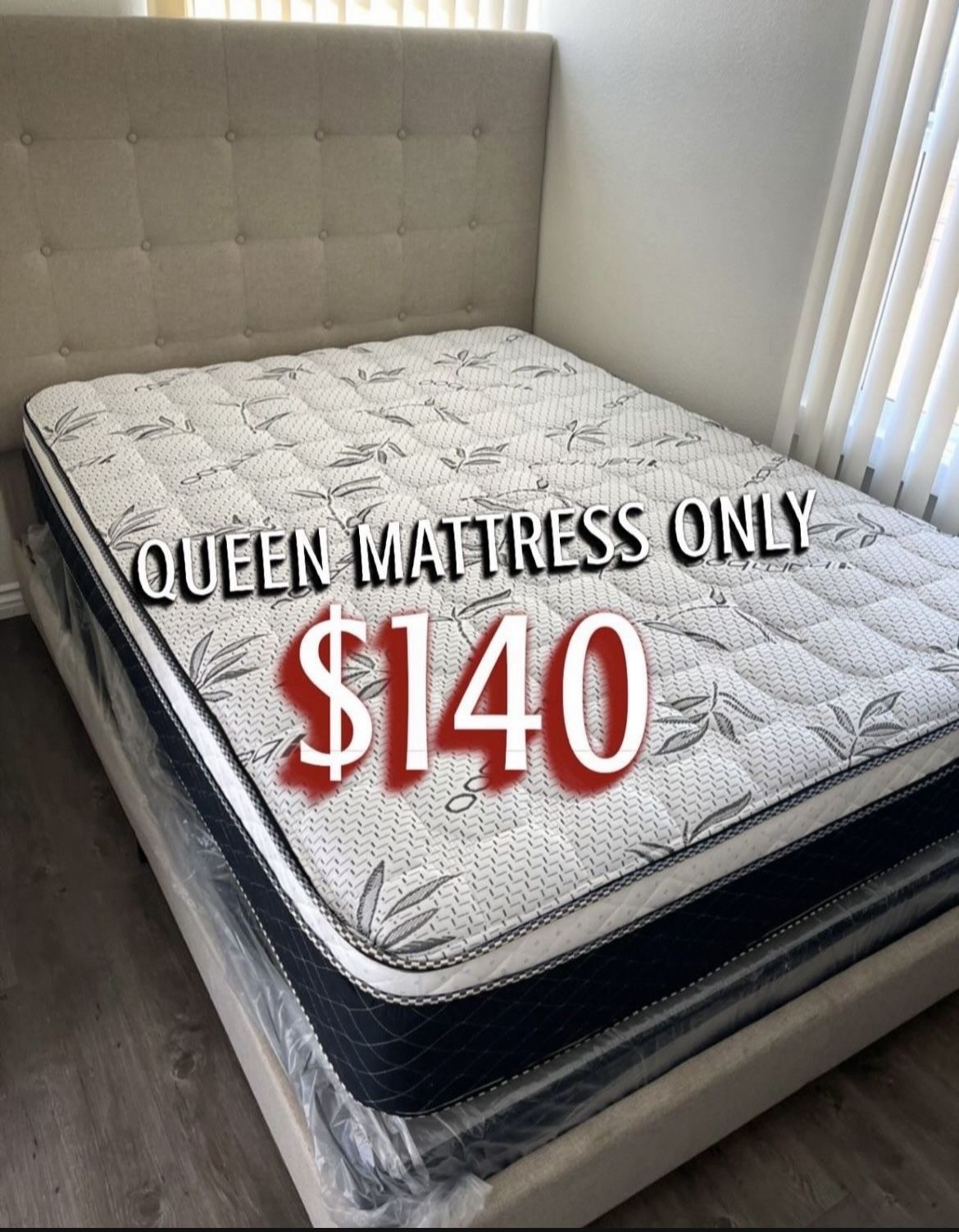 New Queen Mattress Only $140