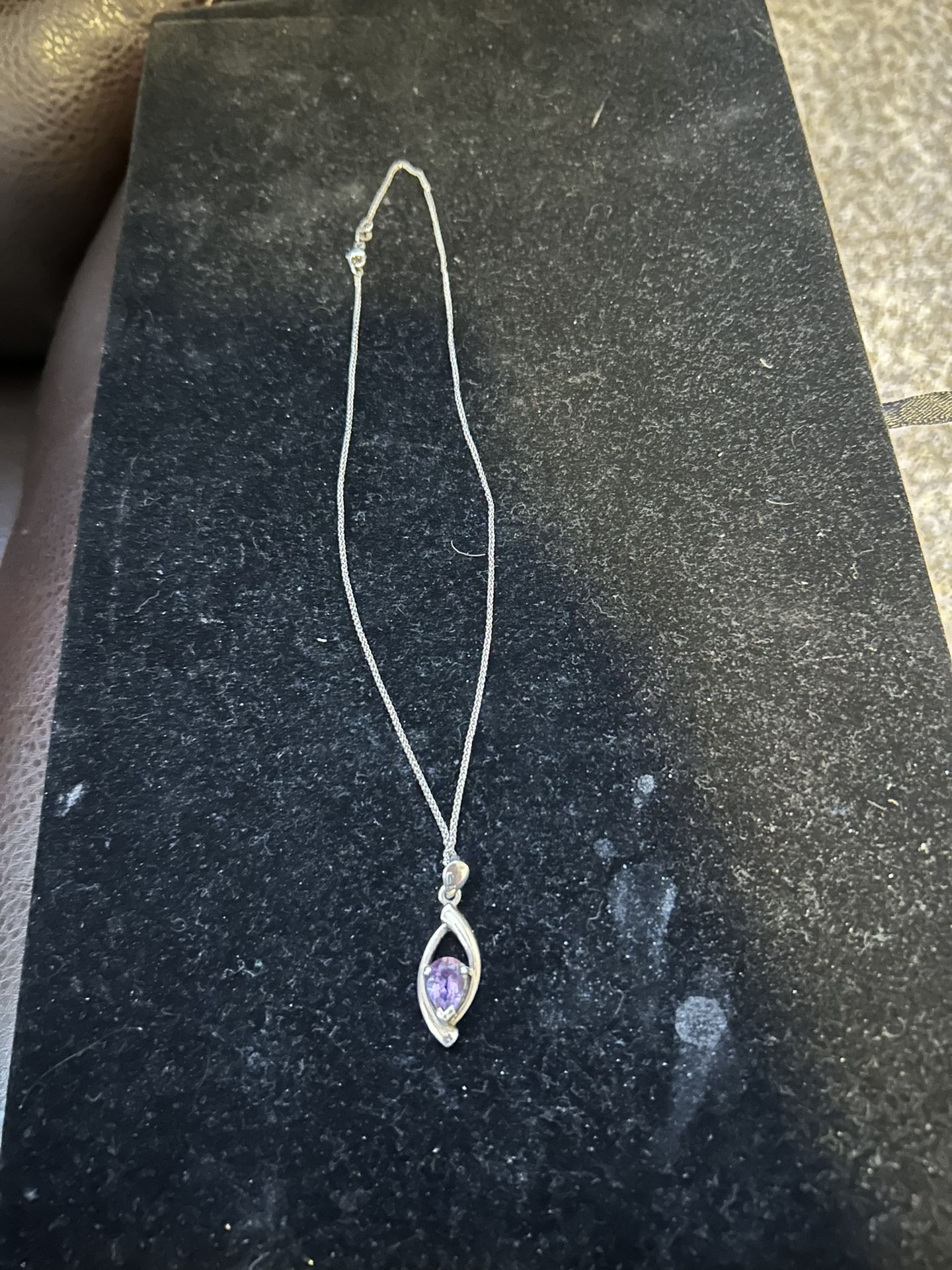 Sterling Silver amethyst necklace