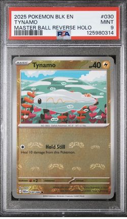 TYNAMO MASTER BALL REVERSE HOLO PSA #030