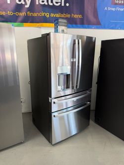 GE Profile 27.9 Cubic Feet French Door Refrigerator 1 Year Warranty PVD28BYNFS
