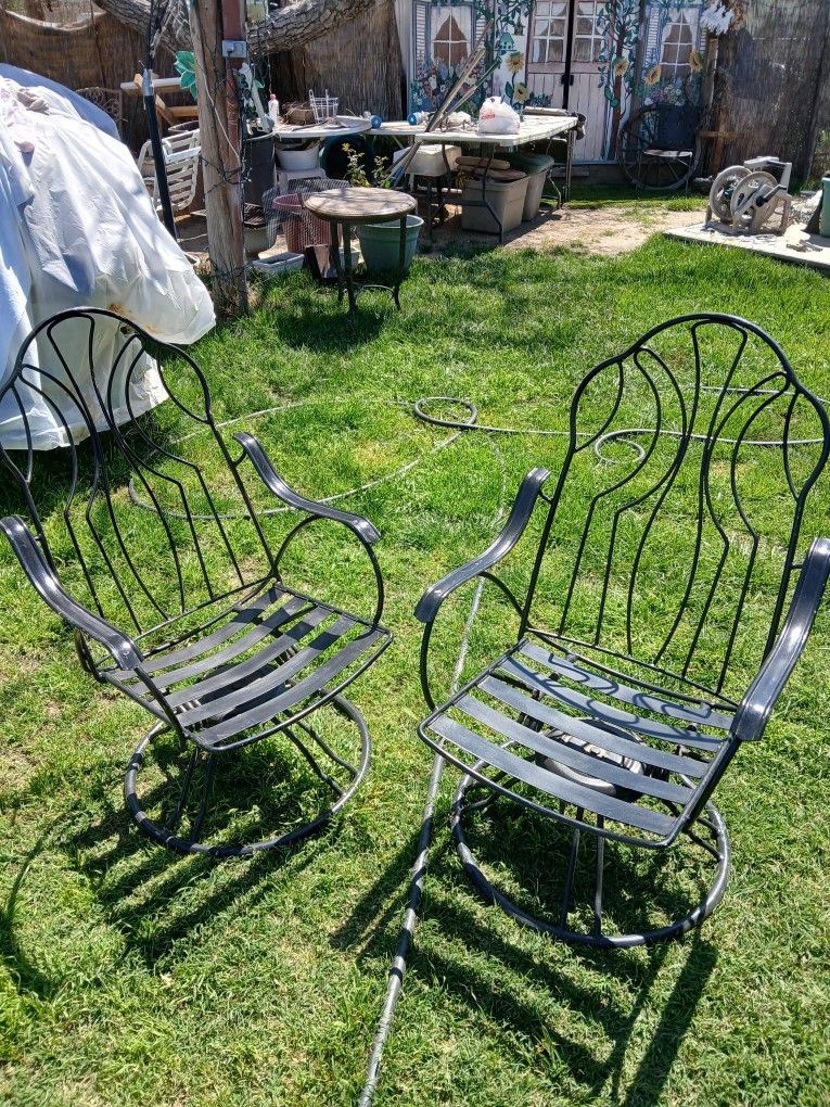 Patio Chairs Swivel And Rocker Rod
