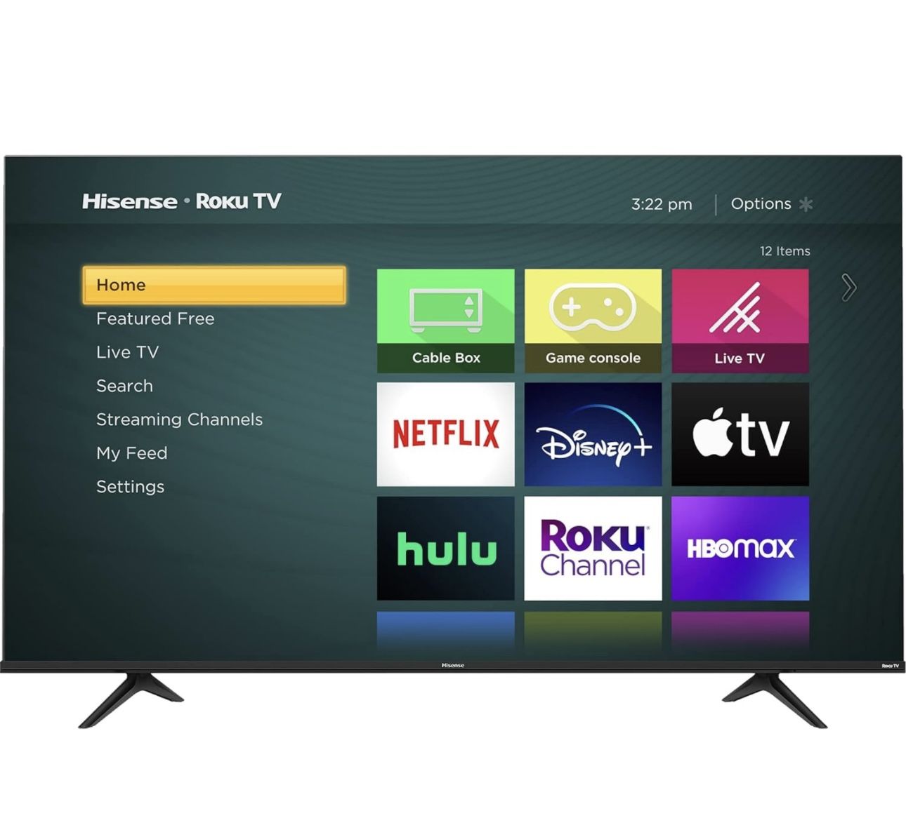 Hisense 40-Inch+ (FREE WALL MOUNT) Class H4 Series LED Roku Smart TV with Alexa Compatibility 