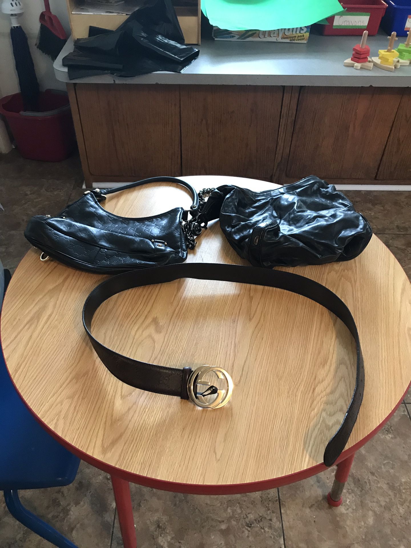 Authentic Gucci Bags and Belt