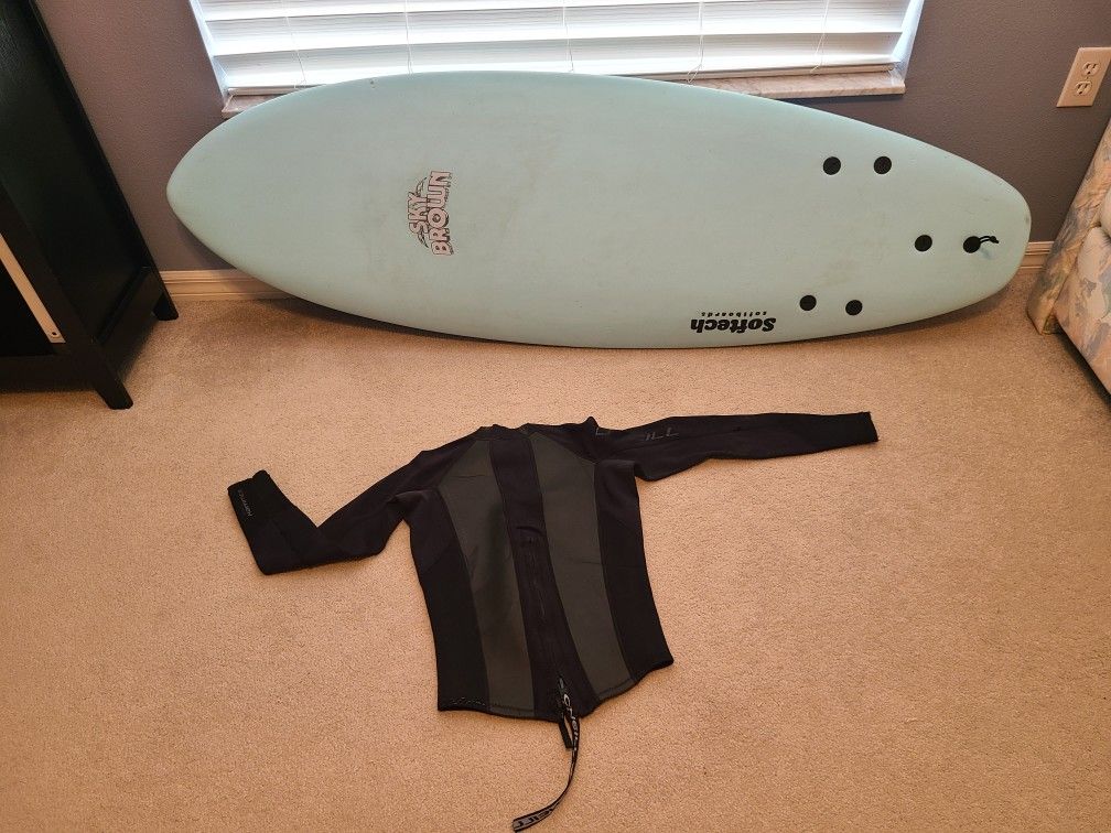 SURFBOARDS WITH WETSUIT TOPS - $245 OBO

