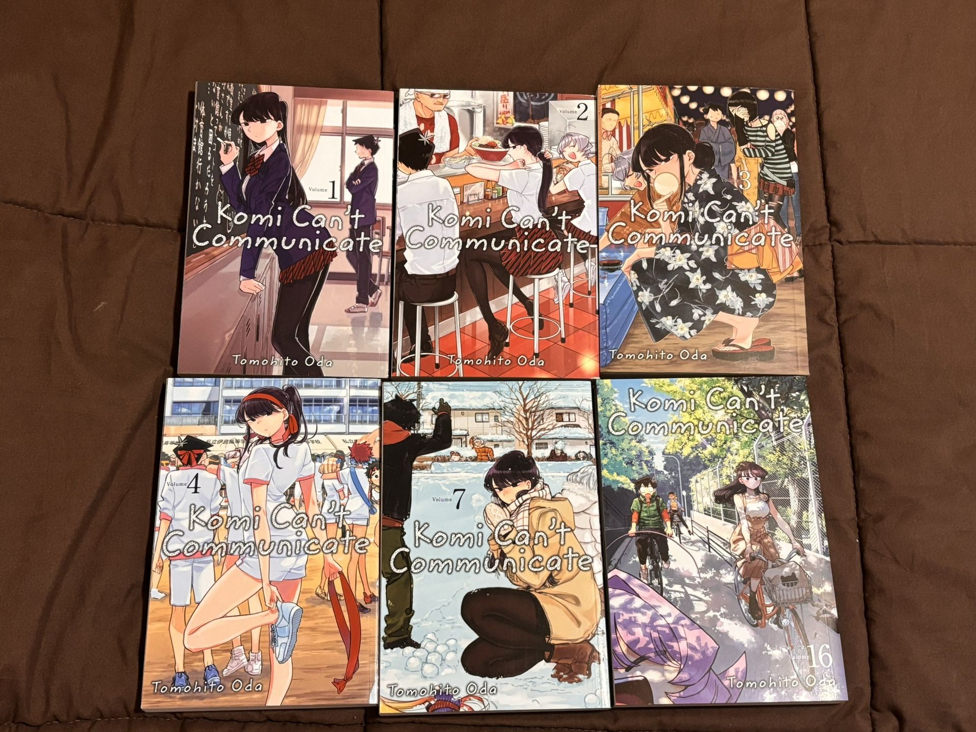 Komi Can’t Communicate Manga 1-4 & 7, 16; OBO