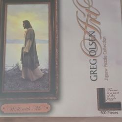 Jesus Walk With Me Puzzle  500 Piece 