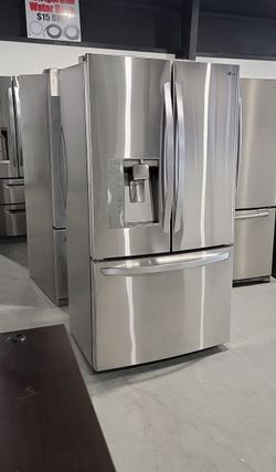 LG 3-Door Stainless Steel Fridge
