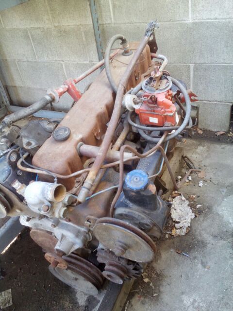 Chevy 250 motor engine in line 6