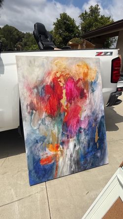 Beautiful colorful wall art