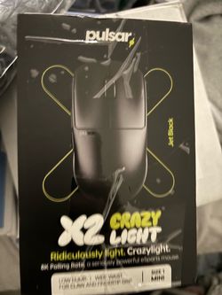 X2 crazy light pulsar mouse