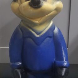 Very Cute Vintage Mickey Mouse Piggy Bank Made In Mexico