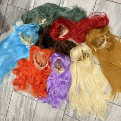 Wig $10 Each New Package Synthetic