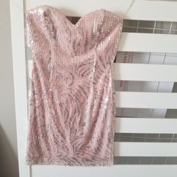 Sequin Pink Dress
