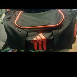 New Black And Orange Gym Bag