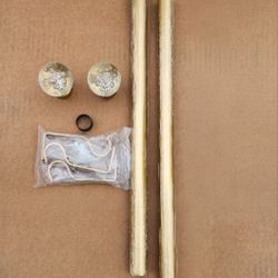 Standard Adjustable Drapery Rod Set 22-48 Inches(56-122 cm)