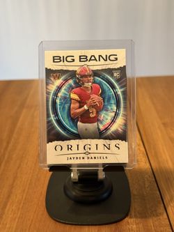 2024 PANINI ORIGINS BIG BANG #16 JAYDEN DANIELS ROOKIE RC