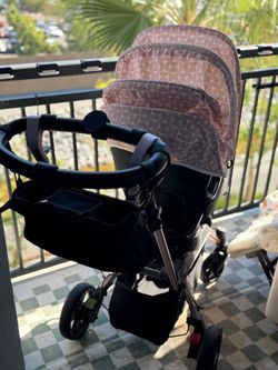 Orbit Baby G5 Stroller Set (3 Canopies + Snack Tray + Extra Basket) — Excellent Condition