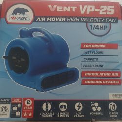 B-Air High Velocity Industrial Fan 1/4 HP
