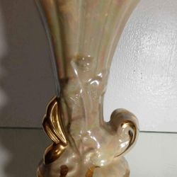 CORNUCOPIA CERAMIC VASE BY GLADY BOYD