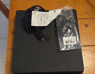 PlayStation  PS4 Slim Console Only - Includes Power Cord And HDMI Cable (No Controllers)