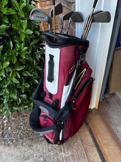Wilson 1200 Gear Effect Iron Set + Northwestern Graphite Woods + Callaway Stand Bag | Moving Sale