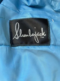 Vintage Slumberjack Down-filled Mummy Sleeping Bag 61” x 84”. 7.5-8” Loft
