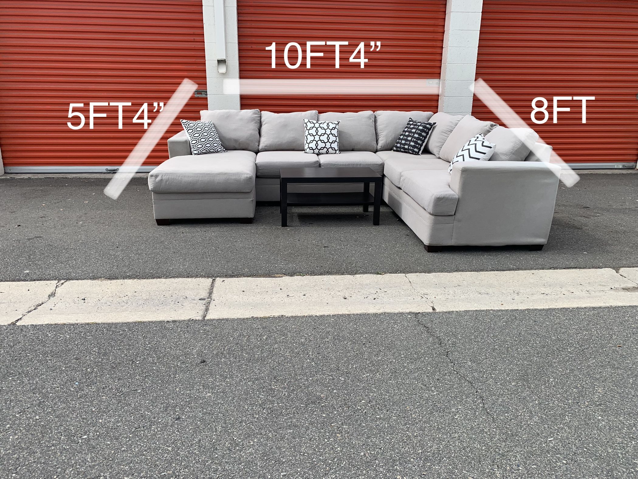 U-shape Grey Sectional
