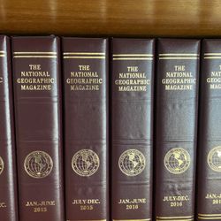 Leather Bound Natl Geographical