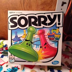 Hasbro’s SORRY! 2013 Board Game Fire & Ice Edition | 100% Complete